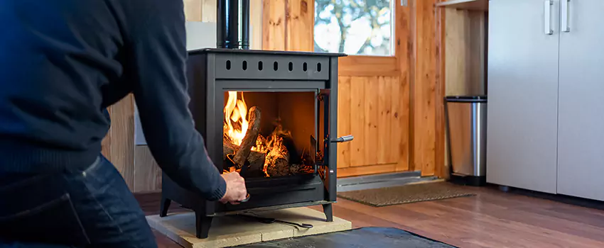 Open Hearth Wood Fireplace Installation in Indian Trail, NC