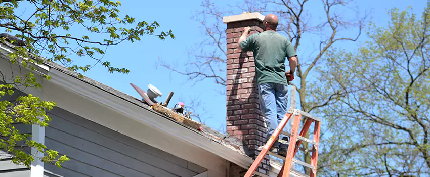 Vinyl and PVC Chimney Flashing Installation in Indian Trail, NC