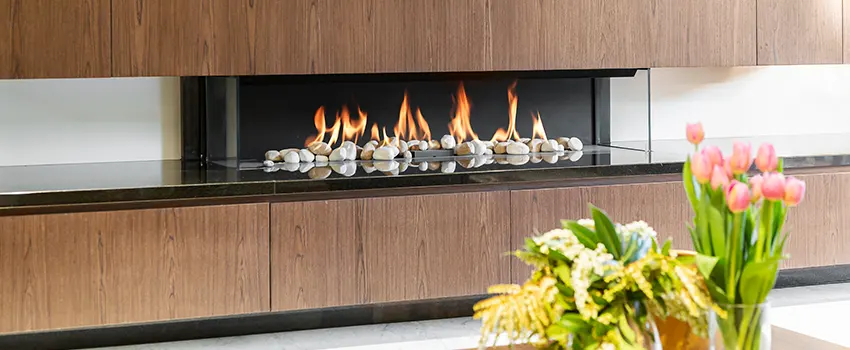 Double-height Fireplace Design Refurbishment in Indian Trail, North Carolina