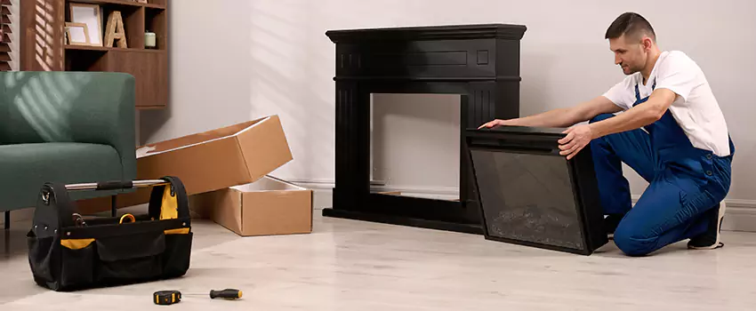Old Rusted Metal Fireplace Repair And Replacement in Indian Trail, NC